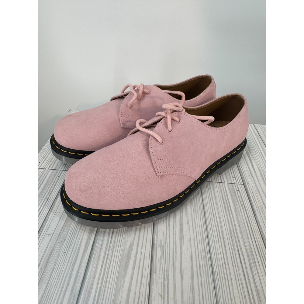 Dr. Martens Doc 1461 Iced Pink Suede Lace Up Oxford Shoes Men's‎ SZ 10 Wmn SZ 11